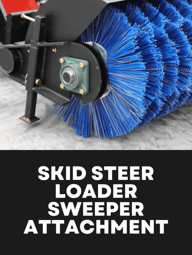 Skid Steer Loader Sweeper Attachment