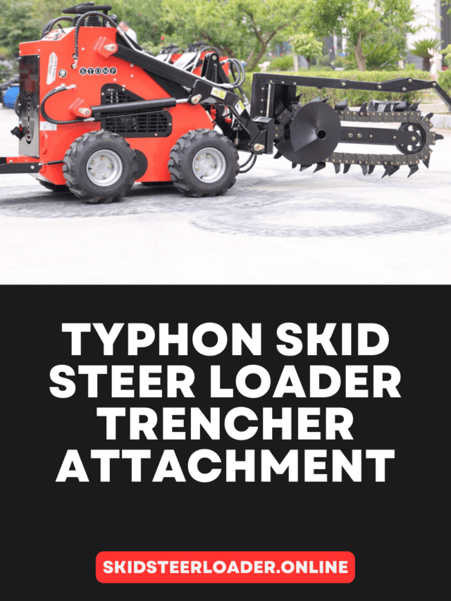Typhon Skid Steer Loader Trencher Attachment