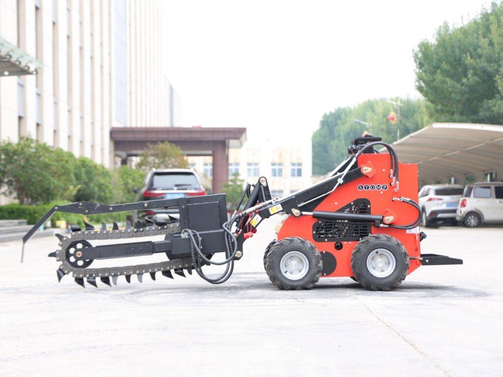 TYPHON Skid Steer Loader Trencher Attachment