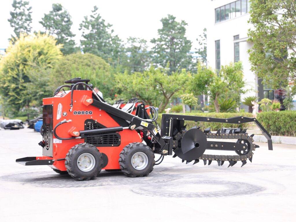 Skid Steer Loader Trencher Attachment