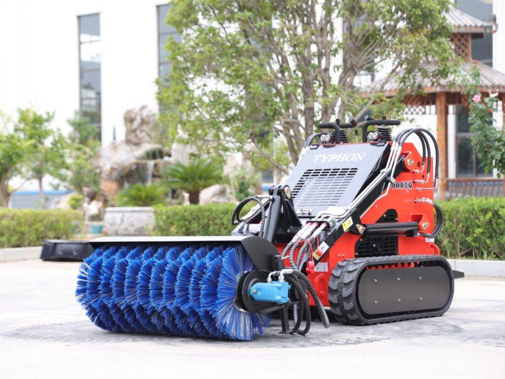 skidsteer sweeper atatchment