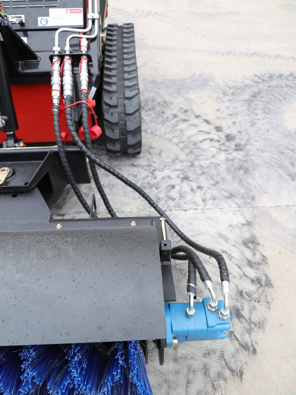 Skid Steer Loader Sweeper Attachment