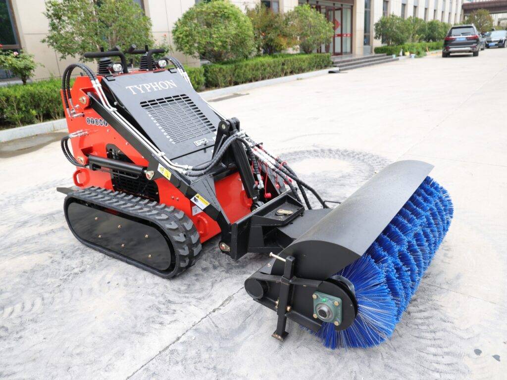 Skid Steer Loader Sweeper Attachment