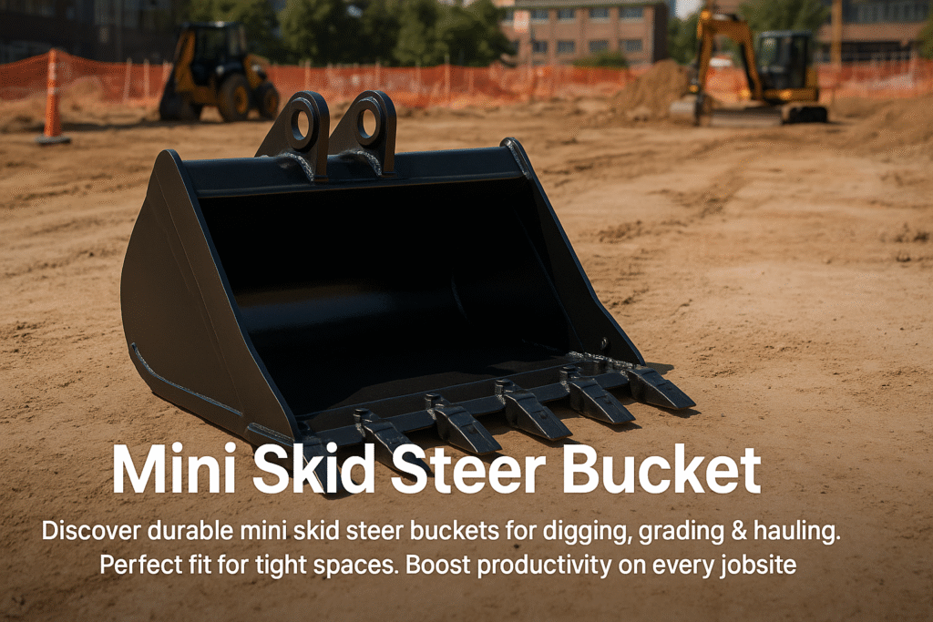 mini skid steer bucket