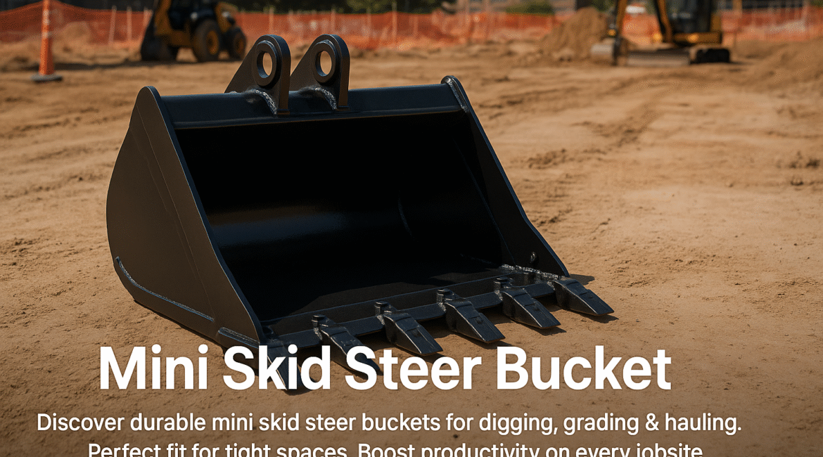 mini skid steer bucket
