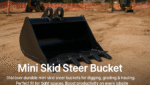 mini skid steer bucket