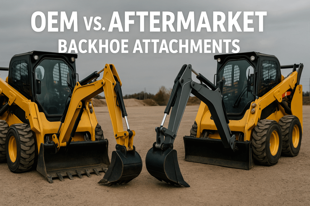 OEM vs. aftermarket backhoe attachments