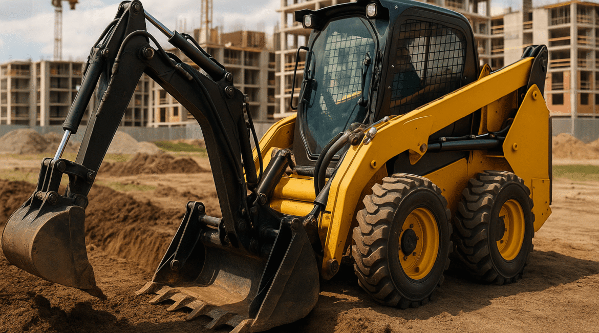 Skid Steer Loader Backhoe Digger Attachment