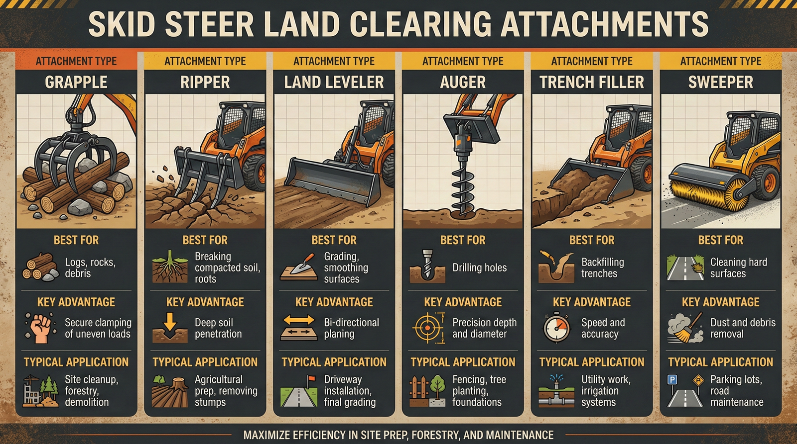 Land Clearing Attachment