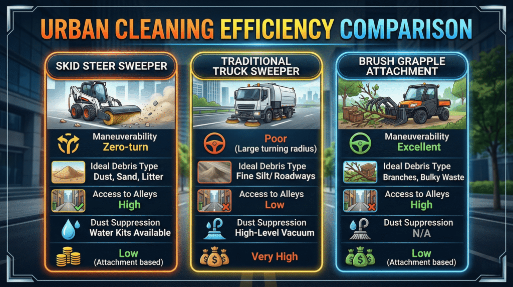 Skid Steer Sweepers Comparison