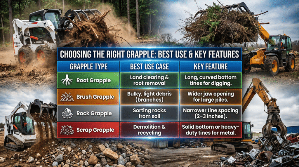 brush grapple Comparison - SkidSteer.0nline brush grapple Comparison