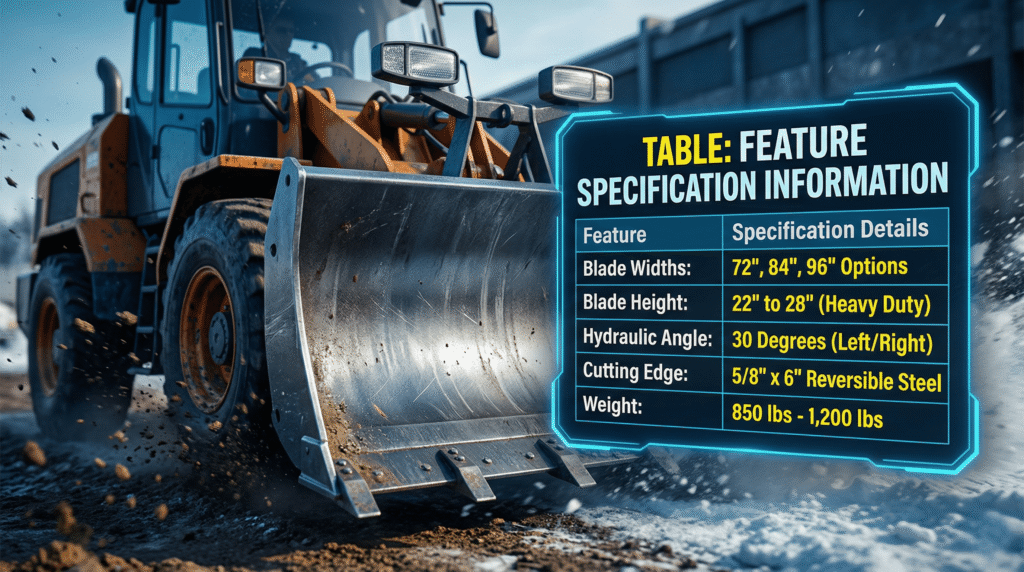 skid steer bulldozer blade attachment