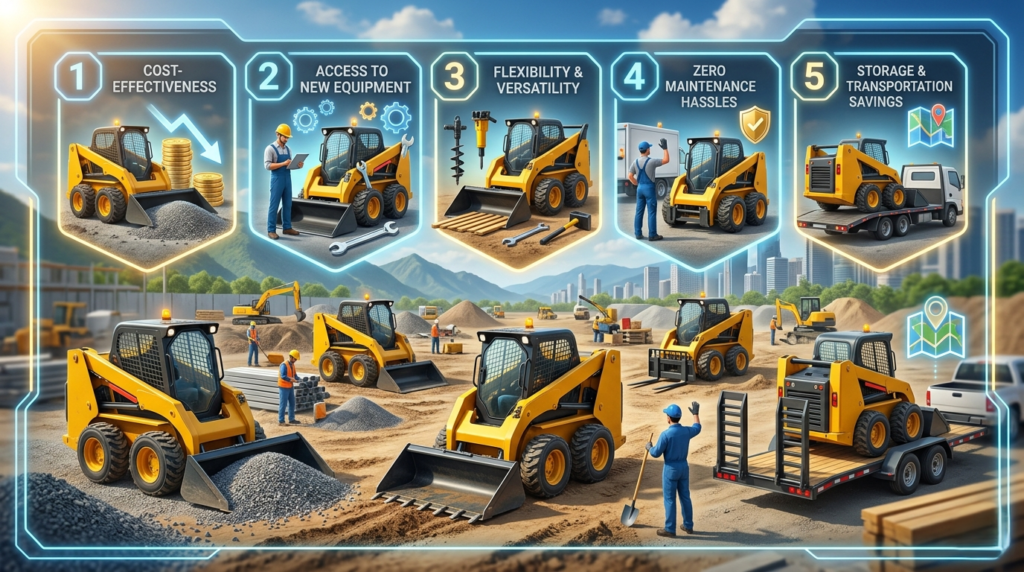 Advantages of Renting Skid Steer Loaders