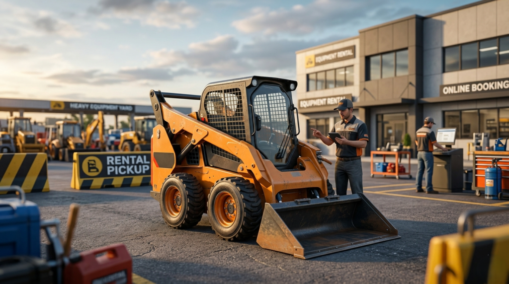 How to Book a Skid Steer Loader for Rent Online