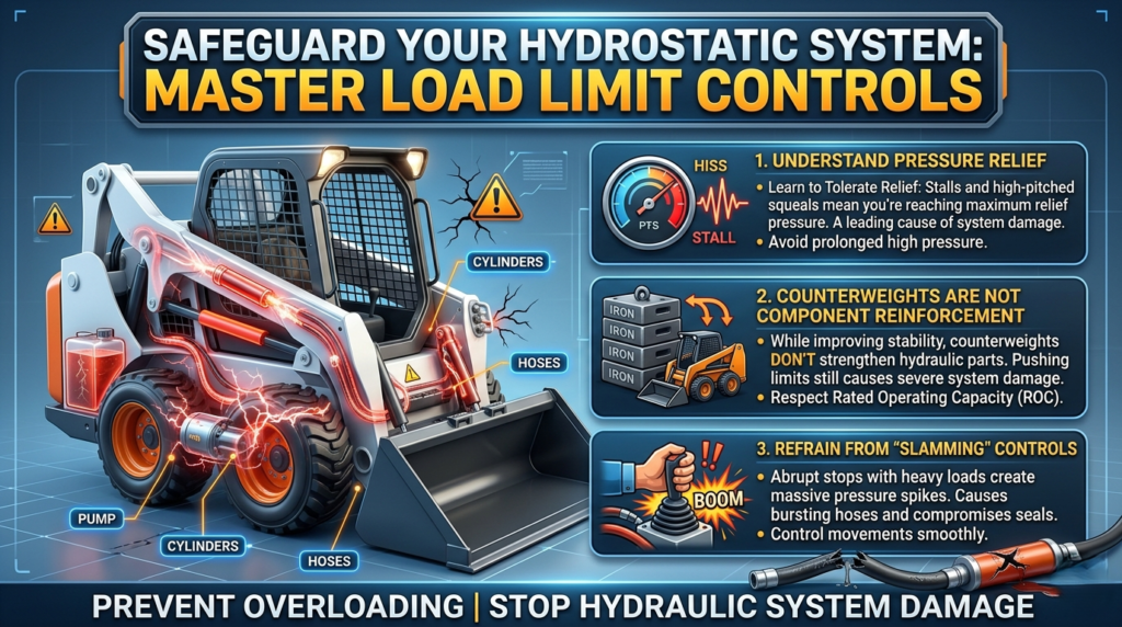 Skid Steer Hydraulic System Damage Controls - SkidSteer.0nline Skid Steer Hydraulic System Damage Controls