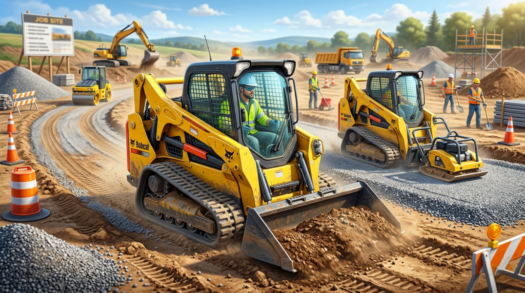 Skid Steer Loaders for Road and Site Preparation Work