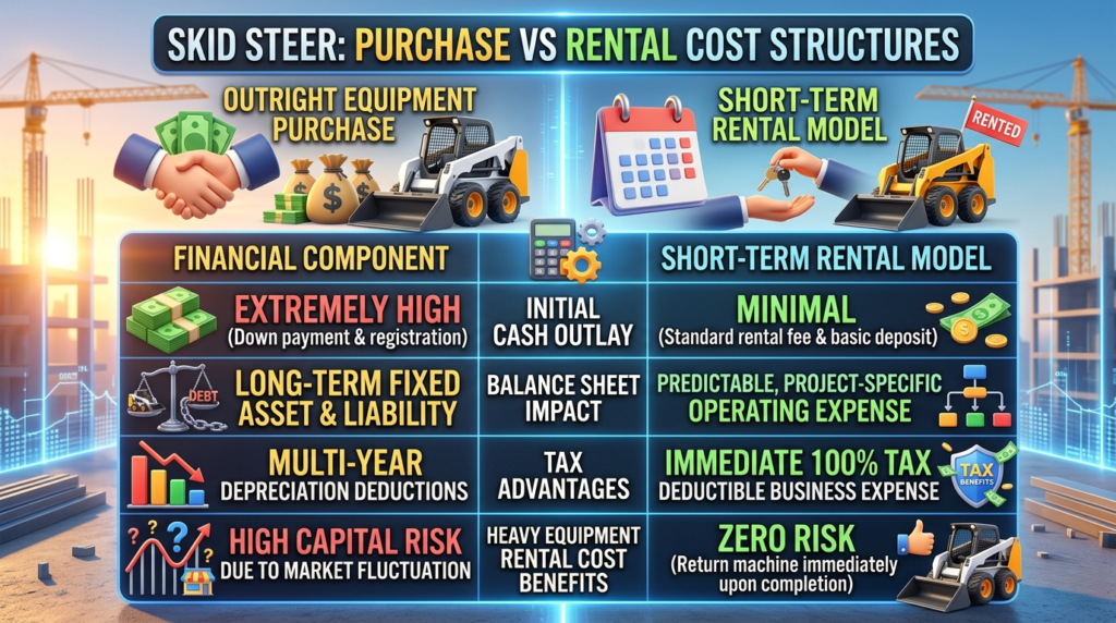 Top 5 Advantages of Renting Skid Steer Loaders