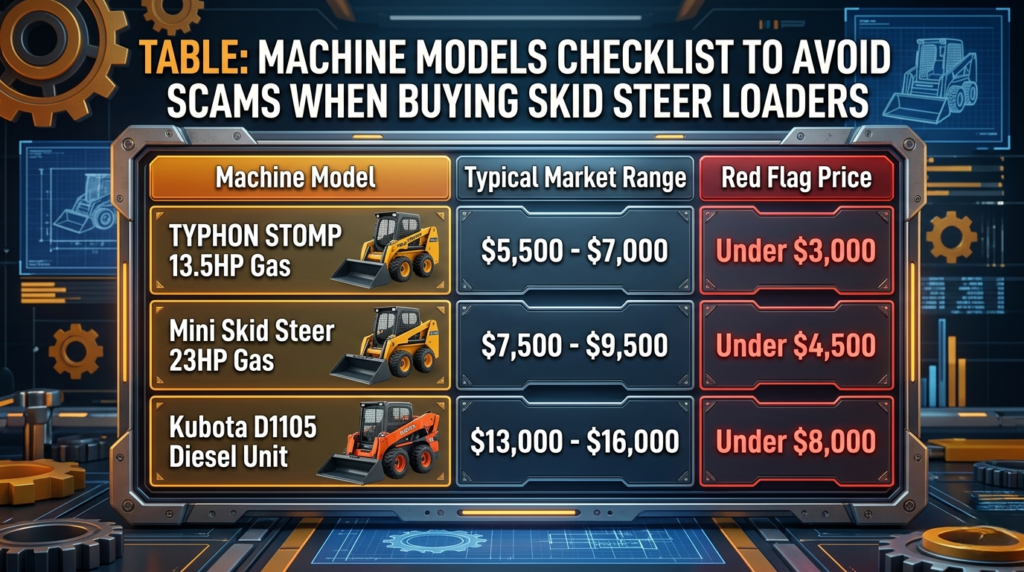 avoid scams when buying skid steer loaders online Guide